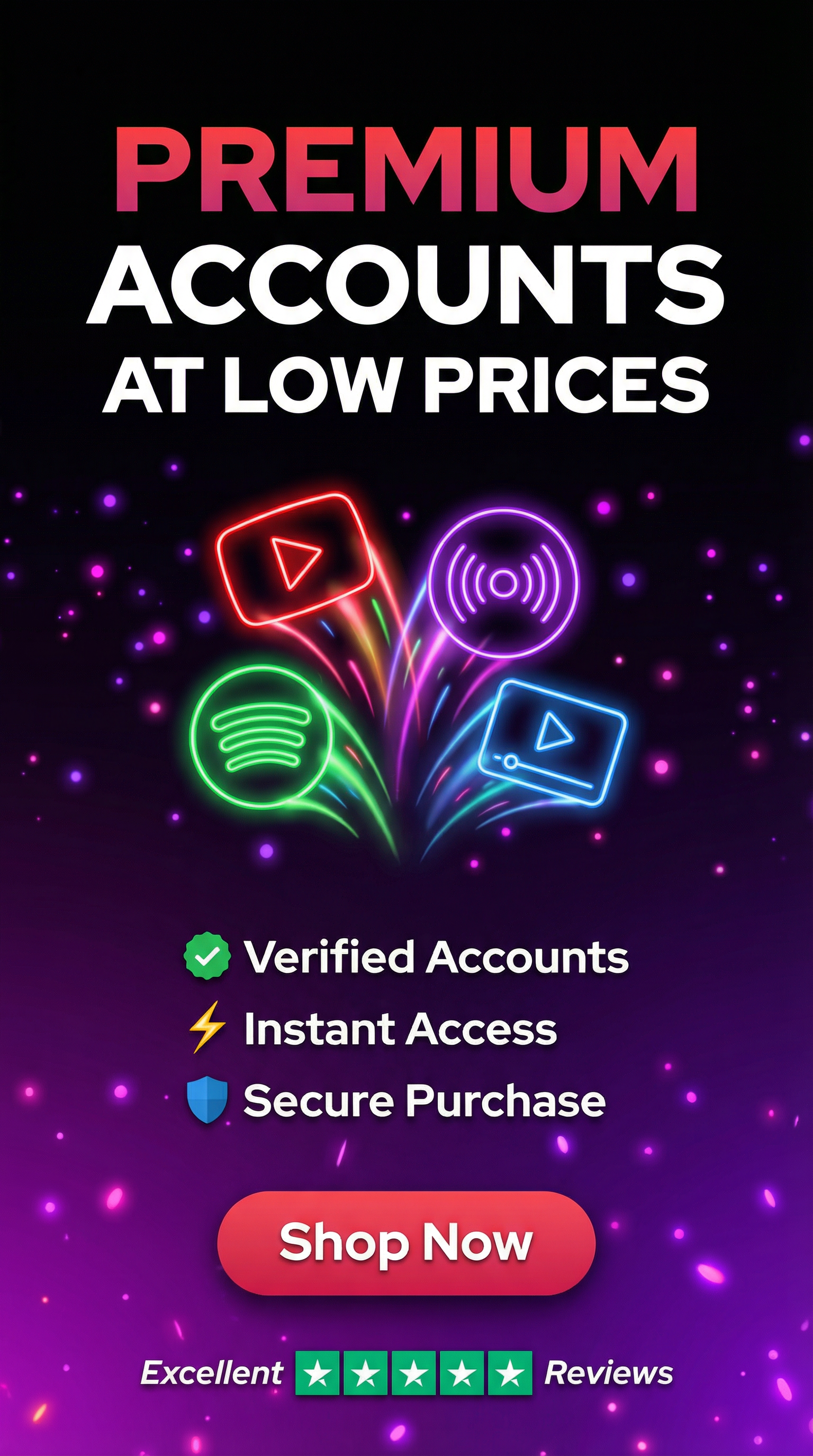 Premium Accounts at Low Prices